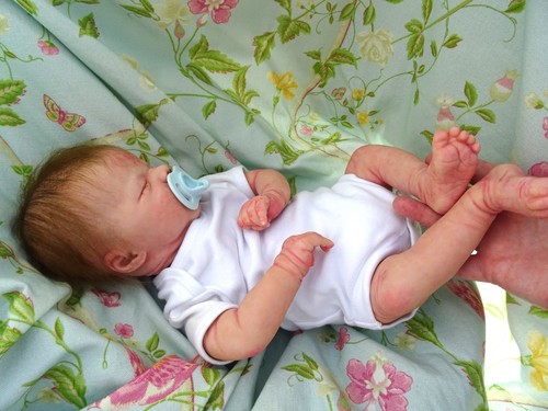 Reborn baby silicone parziale